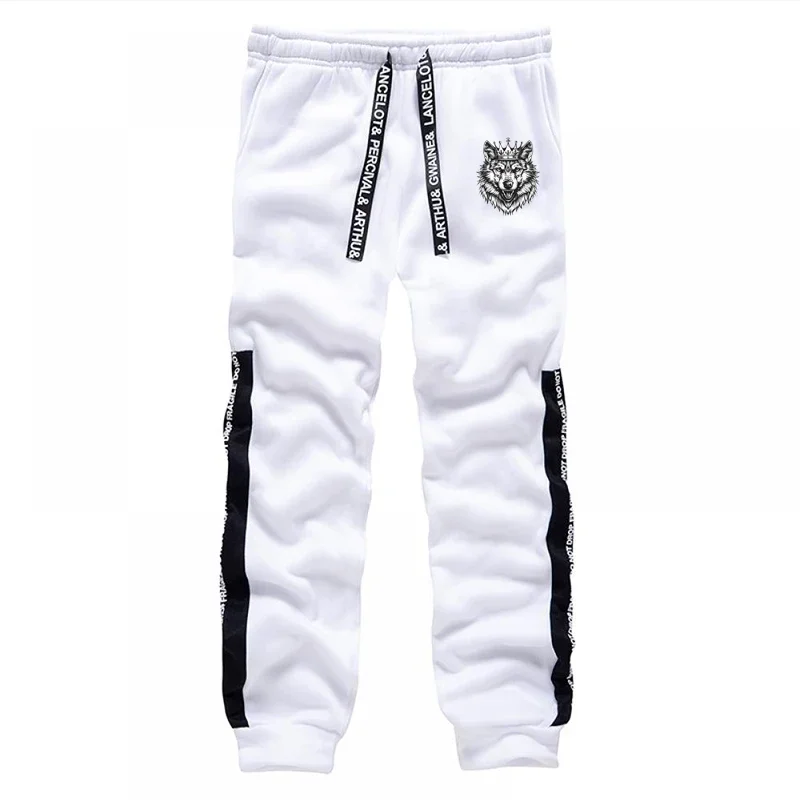 2025 Mens Tracksuit Wolf King Print Casual Sweatshirts Suit Single Piece Hoodie Pants Daily Sports Jogging Street Mens Clothing - Image 6