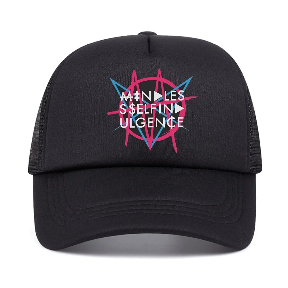 Mindless Self Indulgence Idol Graphic baseball cap Classic Msi Punk Band Music Band caps summer casual mesh trucker hat