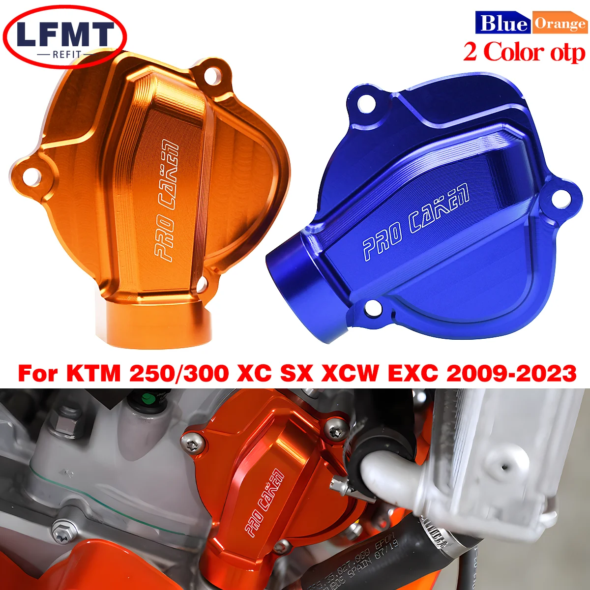 Motorcycle CNC Right Exhaust Valve Control Cover For KTM 250 300 XC SX XCW EXC For Husqvarna TE TC TX EC EX MC 2009-2023