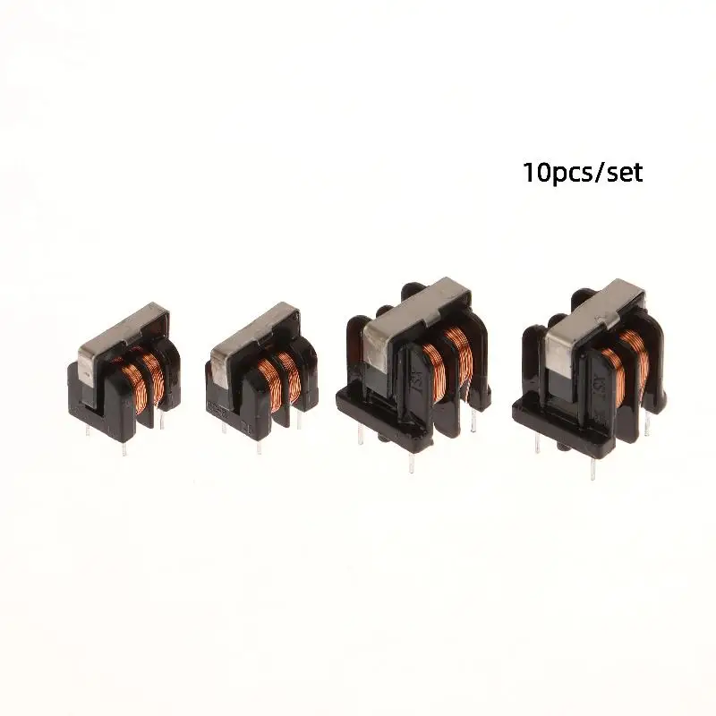 10Pcs UU9.8 UF10.5 Common Mode Choke Inductor 10MH 20MH 30MH 40MH 50MH For Filter Pitch