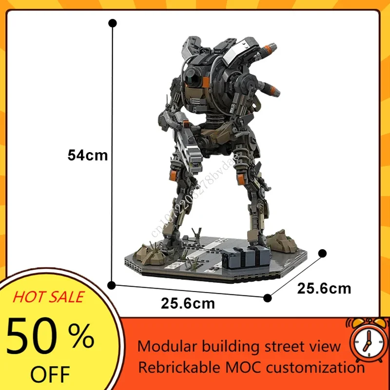 2329 STKS MOC Game Titanfall 2 BT-7274 Vanguard Klasse Titan Robot Model FS-1041 Custom Puzzels NORTHSTAR Speelgoed Gift