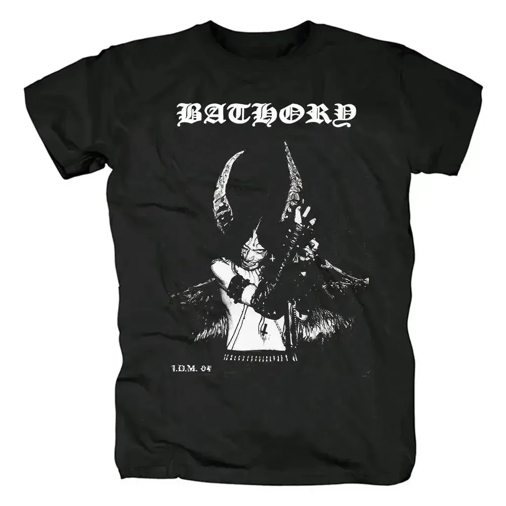 Bathory Black Metal Venom T Shirt Men Women Casual Fashion Hip Hop Streetwear Short Sleeve T Shirt Cotton Summer Tops Clothing