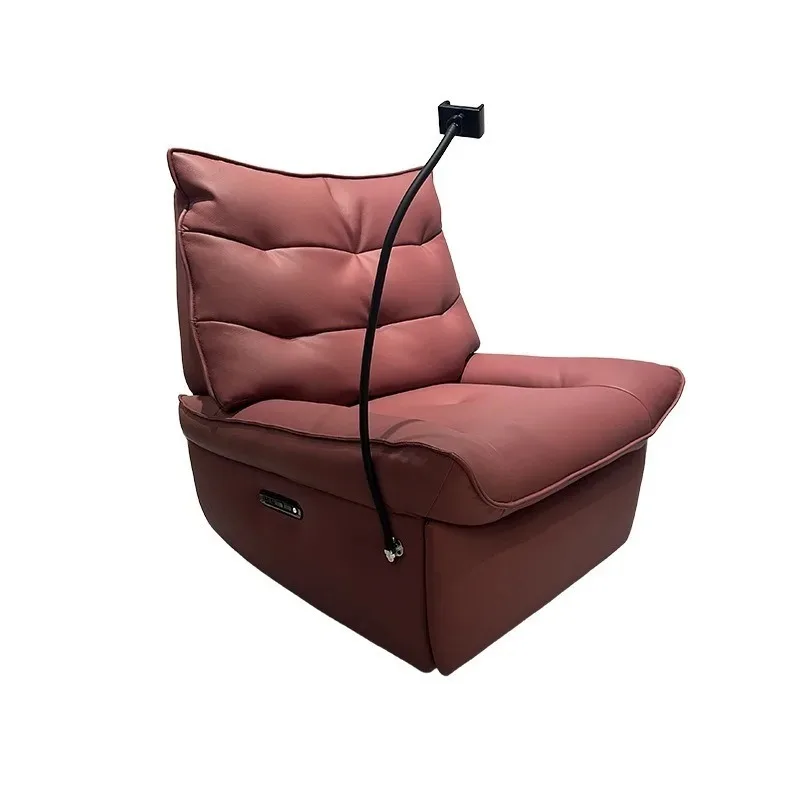 Bluetooth intelligent voice control electric sofa lazy can sit and lie down rocking chair leather multi-function
