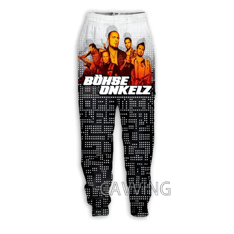 Nieuwe Fashion Rock Band 3d Geprint Casual Broek Sport Joggingbroek Joggingbroek Broek T01