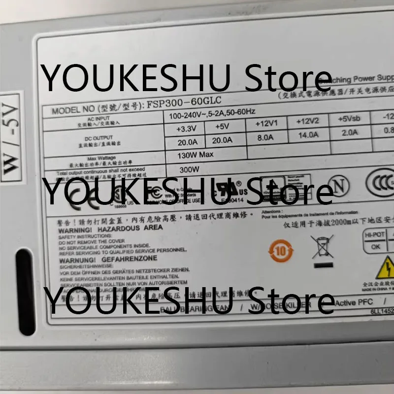 New Power Supply FSP300-60GLC 300W Industrial Computer Power Supply FSP30060GLC