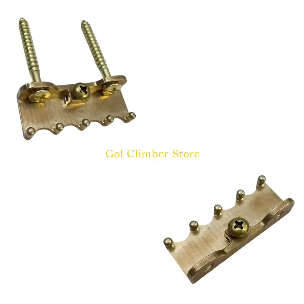 

Q84C Brass Guitar Tremolo System Bridge Replacement Multiuse Tremolo Claw Bridge