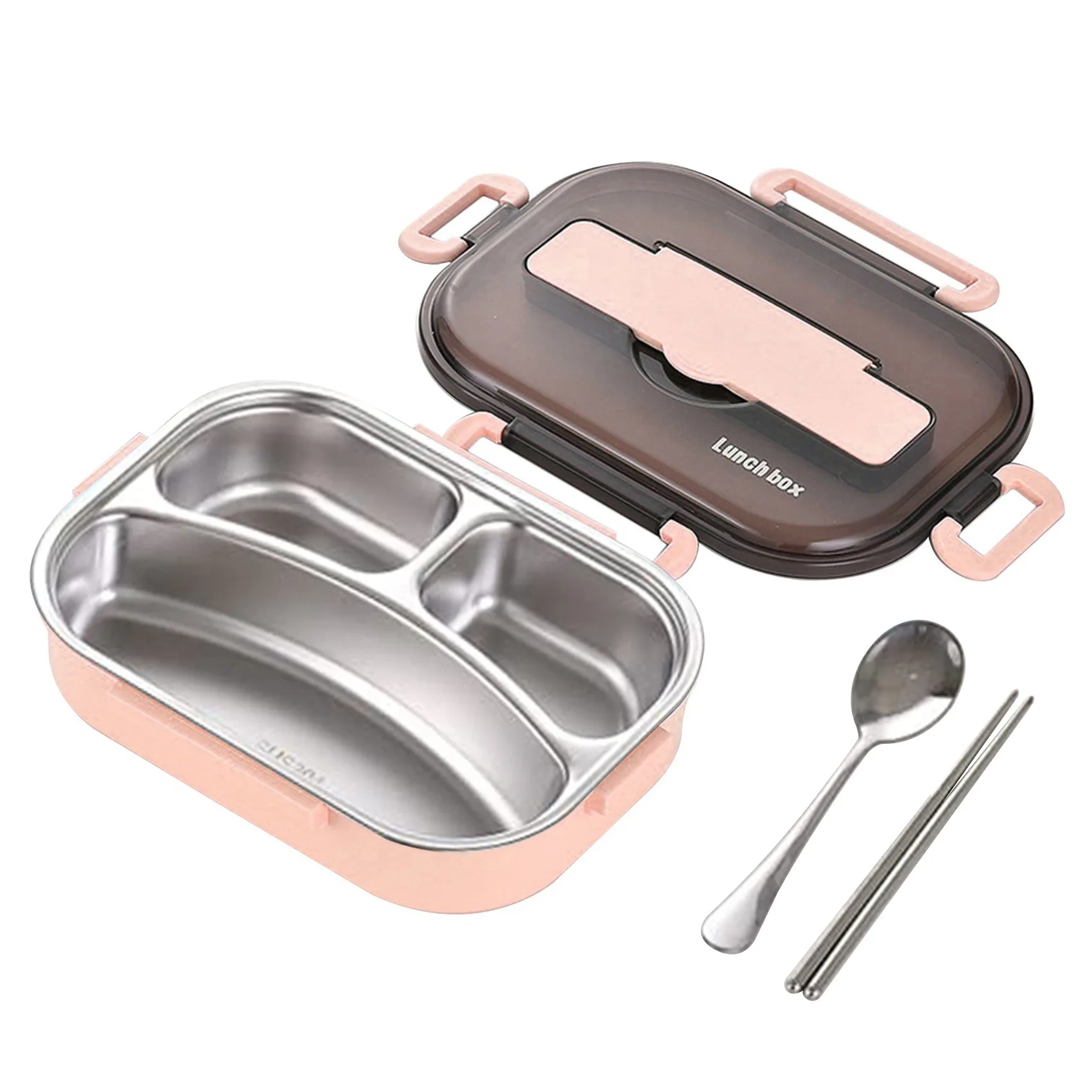 

Bento Boxes for Student Thermal High-Grade Stainless Steel Liner Lunch Containers for Kids Leak Proof Microwave (Pink)