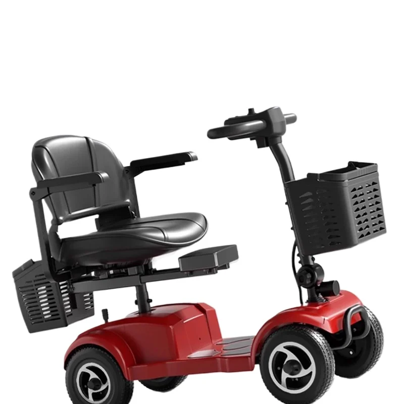 

Four-Wheel Dual-Person Electric Scooter for Mobility Assistance