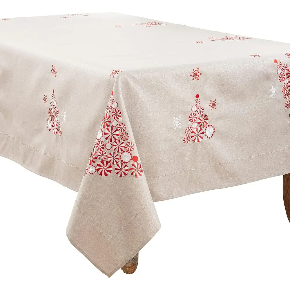 

Candy Cane Holiday Table Linens for Christmas