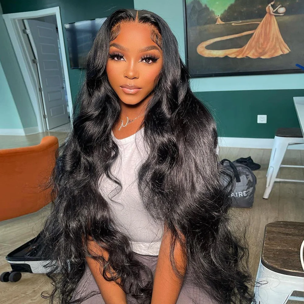 

30 inch HD Lace Wig Body Wave Human Hair 13x4 Human Hair Lace Frontal Wigs Pre Plucked Human Hair Wigs For Women Sale