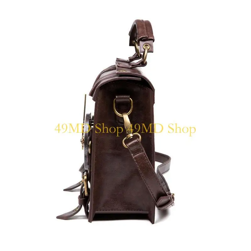 

49MD Steampunk Gear Crossbody Bags Retro Bags Gothic Shoulder Handbags