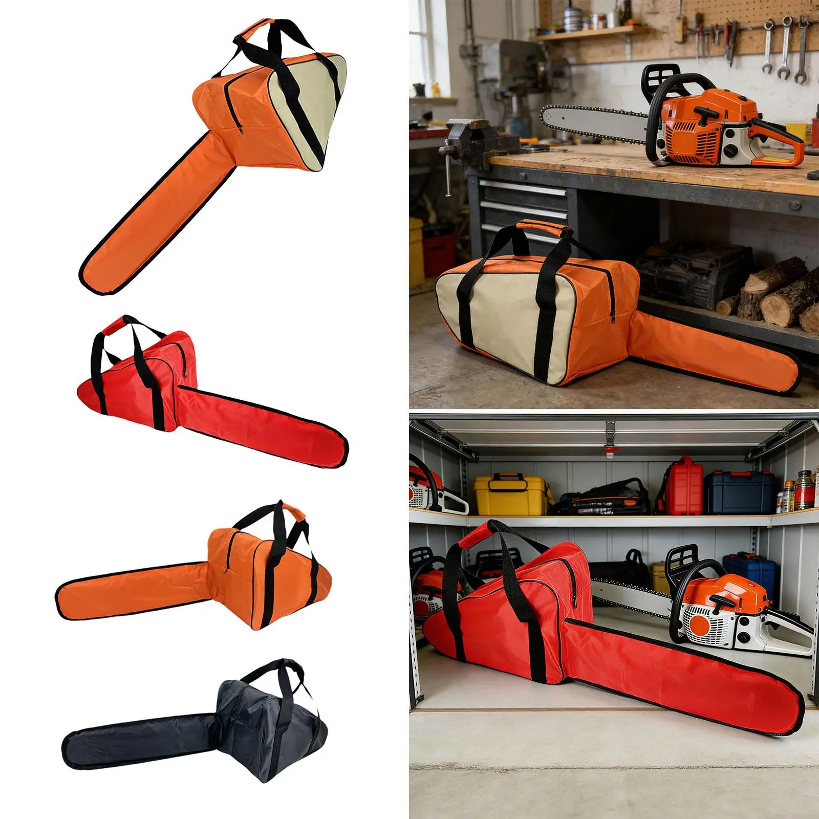 Chainsaw Carrying Bag Protection Organizer Chainsaw Carrying Case Storage Bag Handbag for Industrial Woodworking Travel Outside