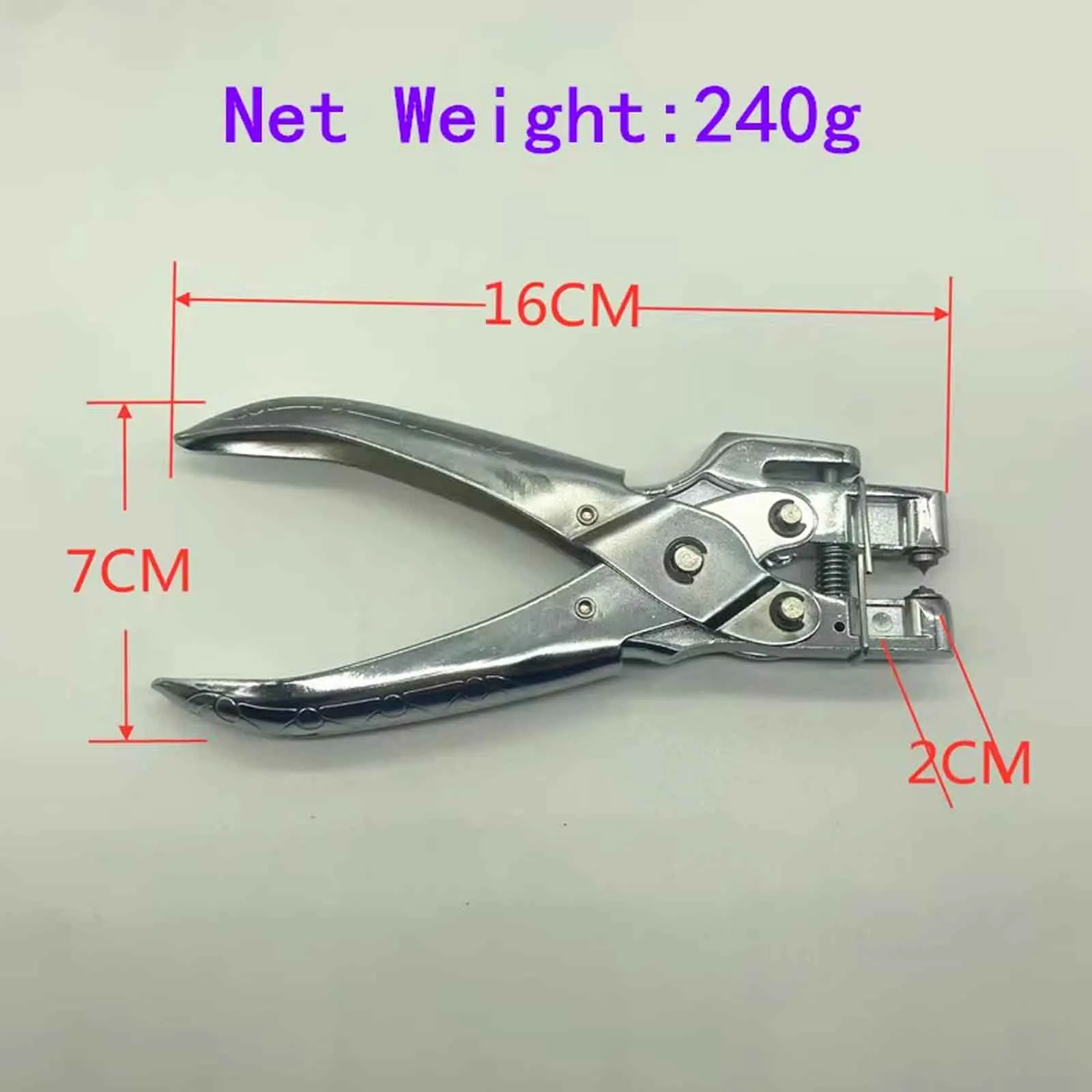 Badminton Racket Rubber Pellets for Changing Wire Guard Tube Nail Edge Pressing Flare Pliers, Silver