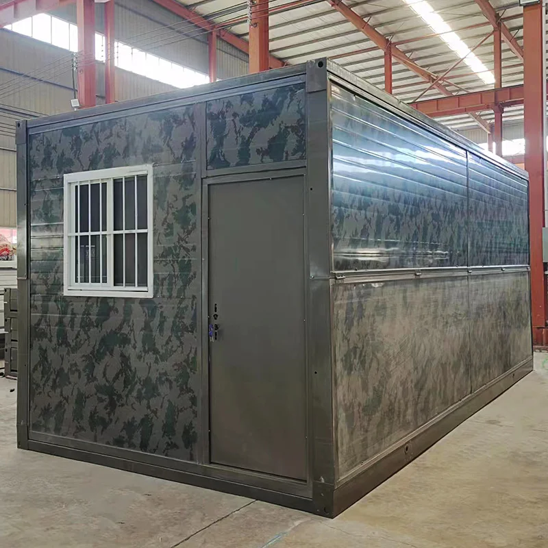 Convenient foldable container house School Dormitory new manufactured homes folding container house price folding house for sale