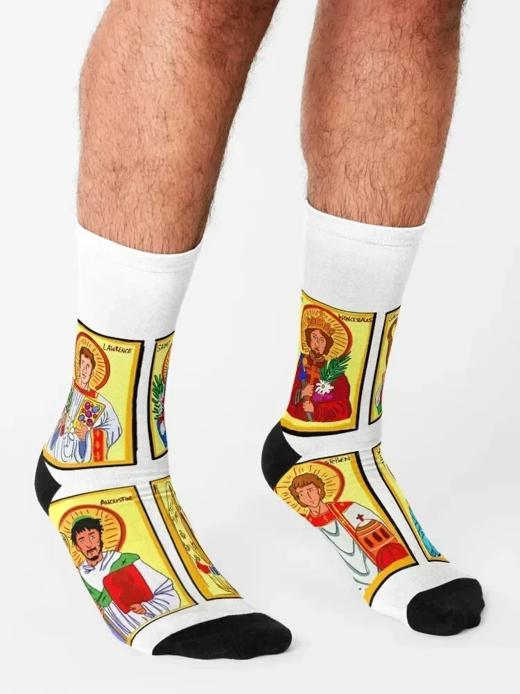 The Saints Socks man luxury Climbing Stockings compression Ladies Socks Men's