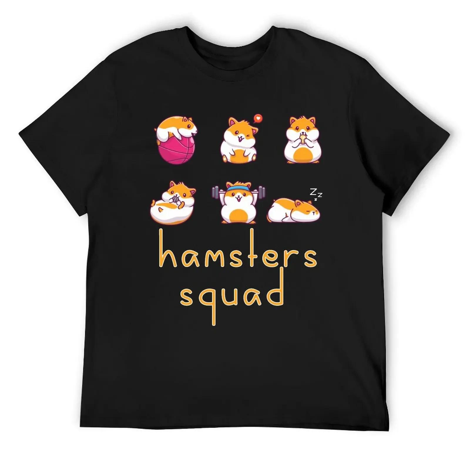 hamsters squad T-Shirt rapper graphic tees graphic shirts men clothes