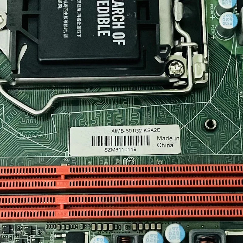 Dual Gigabit Ethernet Port i7/i5/i3 Processor VGA+DVI AIMB-501G2-KSA2E Industrial Motherboard AIMB-501G2