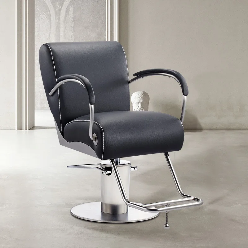 كرسي تصفيف الشعر العصري لصالون الشعر مريح بيرم وصبغ كرسي الحلاقة، كرسي دوار خاص