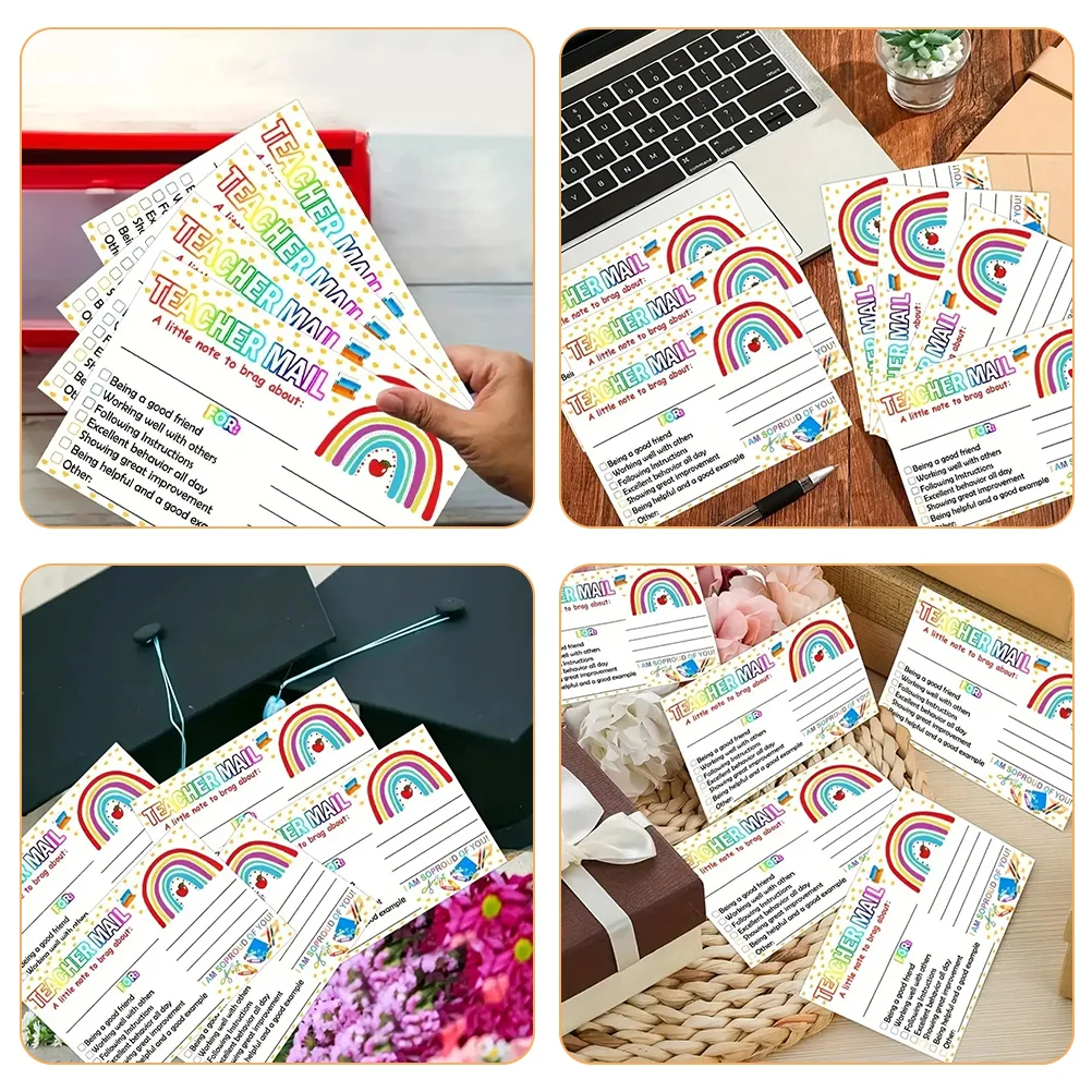 Kids Motivational Cards Incentive Postcard Stickers Classroom Must Haves for Teachers Elementary Notes Reward Student