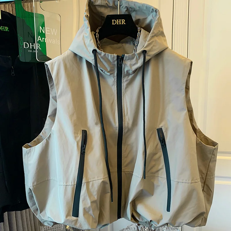 Casual Sporty Style Women's Jacket Vest Loose Outerwear Top Spring 2026 New Arrival Polyester Fabric Short Length