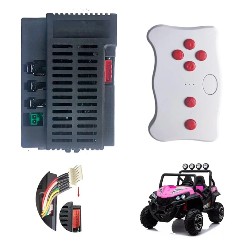 RX74-1 24V 2,4G Bluetooth receptor de Control remoto caja de controlador Kit para niños paseo eléctrico en coche de juguete