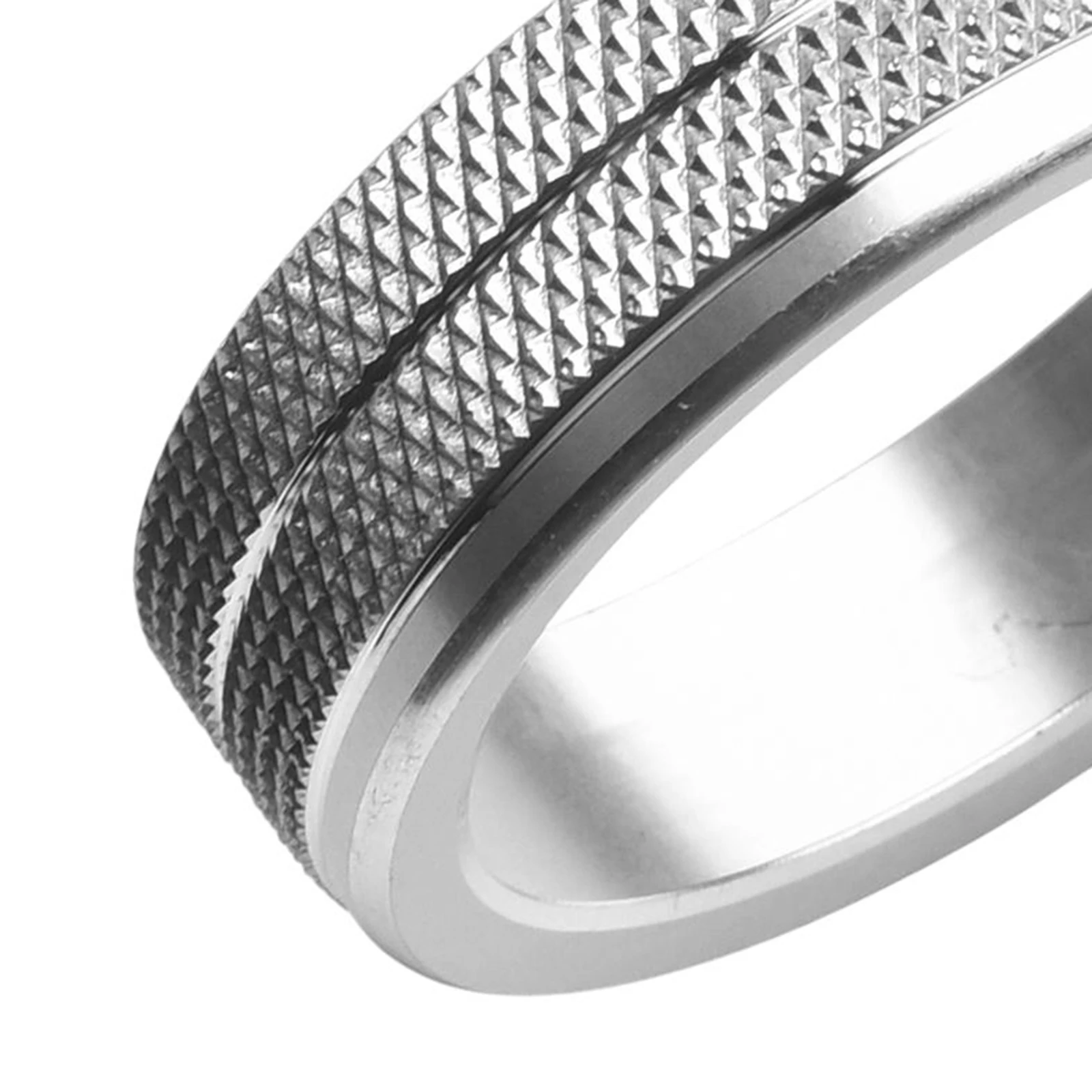 Car Accessory Knob Cover Ring Sleek Silver Finish Precision Grip Custom Fitment For Volvo Enhanced Temperature Control