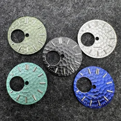 28.5mm Watch Dial with Green Luminous for NH34 NH38 Movement Mechanical Watch Accessories for Watchmaker
