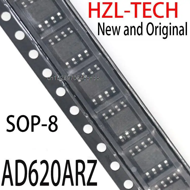 10PCS New and Original  SOP8 AD620A SOP AD620 AD620AR SMD AD620ARZ