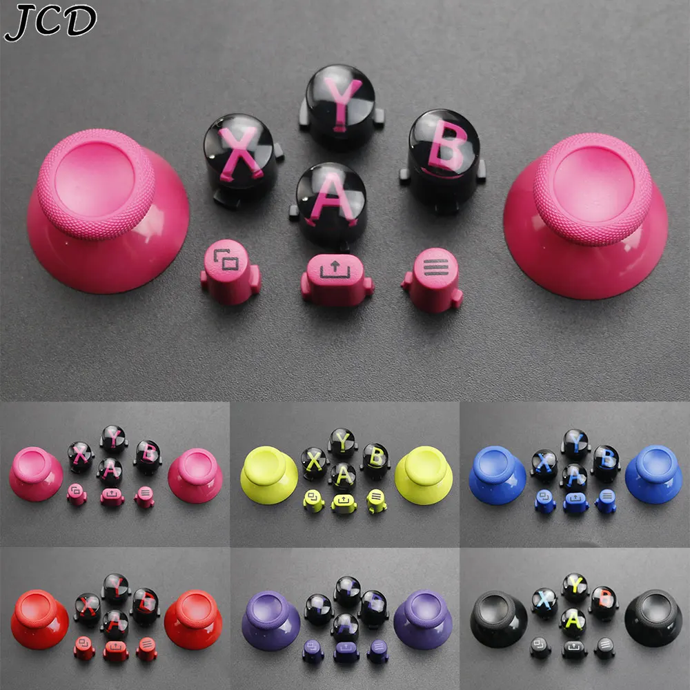 JCD For XBox Series X S Core Controller Thumbsticks Caps ABXY View Menu Share Buttons Mod Kit Replacement Gamepad Repair Parts