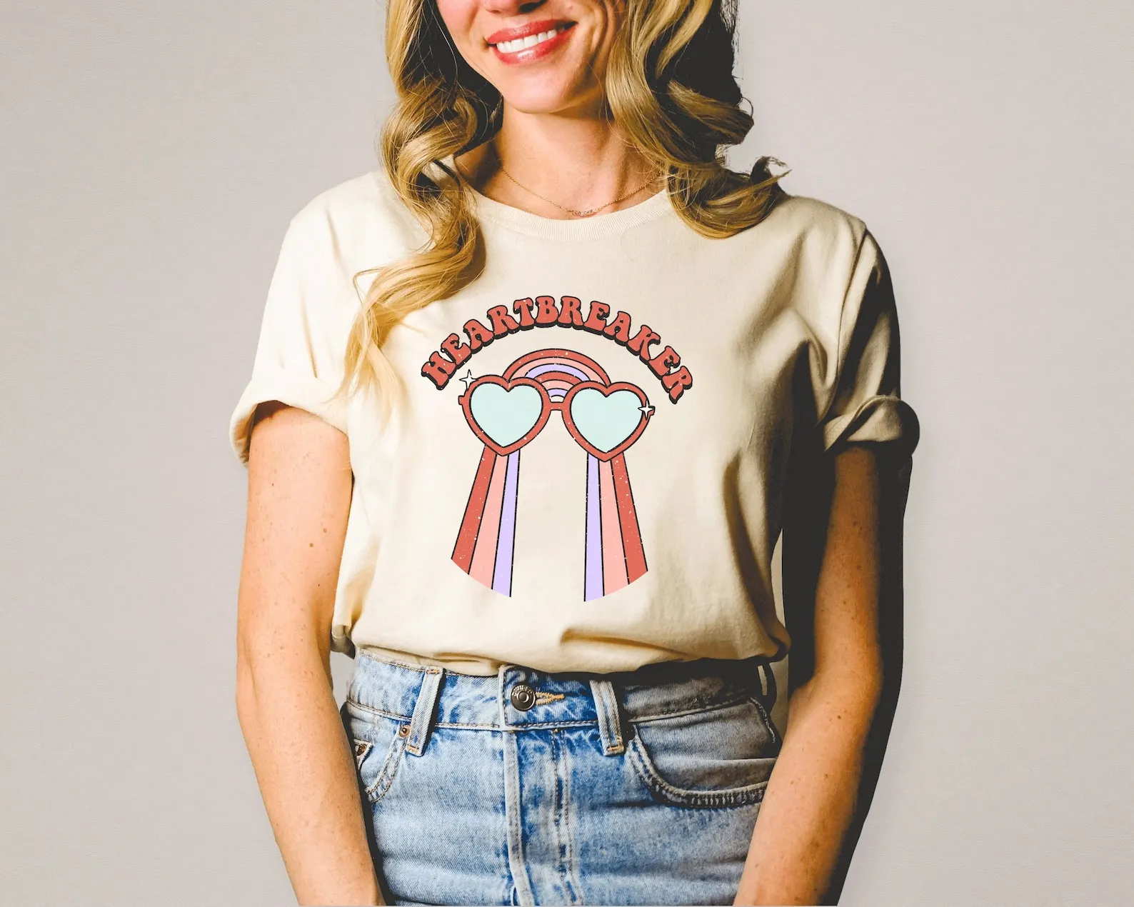 

Heartbreaker Valentines Shirt Broken T Funny Retro Day Tee
