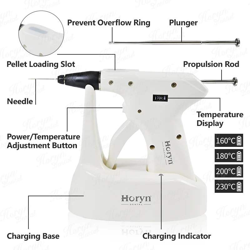 Quality Dental Obturation Endo System/Warm Gutta-Percha Obturation Gun Dentistry Hot Melt Tools