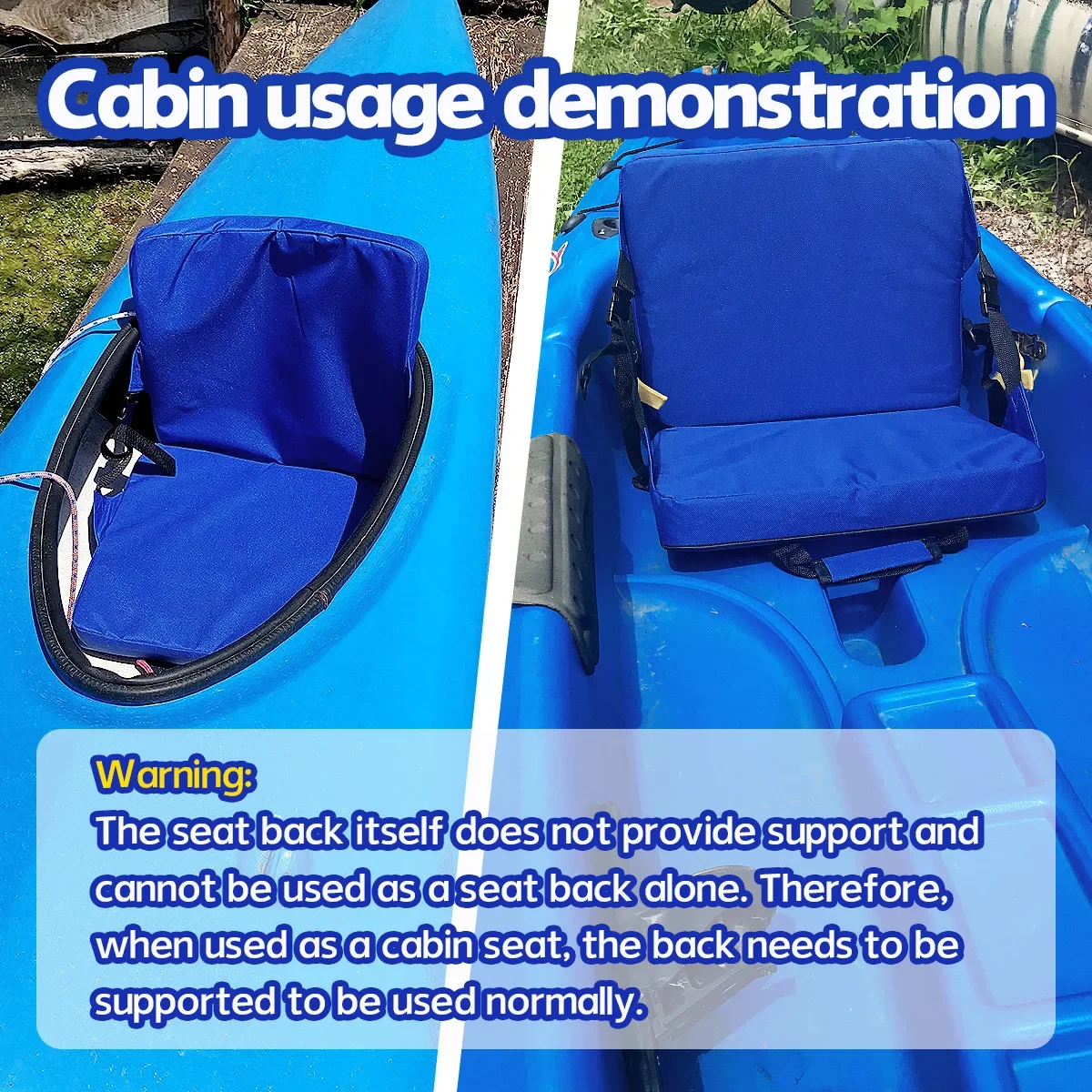 Portable Fold‑Up Padded Seat Cushion, Back Support Pad With Carry Handle, Hip Lumbar Pad for Long‑Time Sitting Daily Use