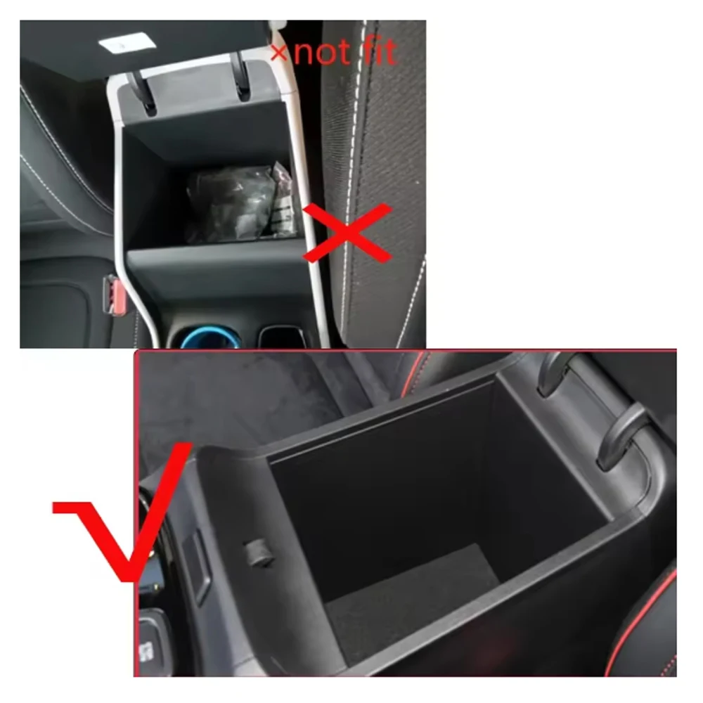 Auto Mittelkonsole Armlehne Aufbewahrungsbox Fach für Hyundai Tucson NX4 2021 2022 2023 Organizer Container Zubehör – Detail 2