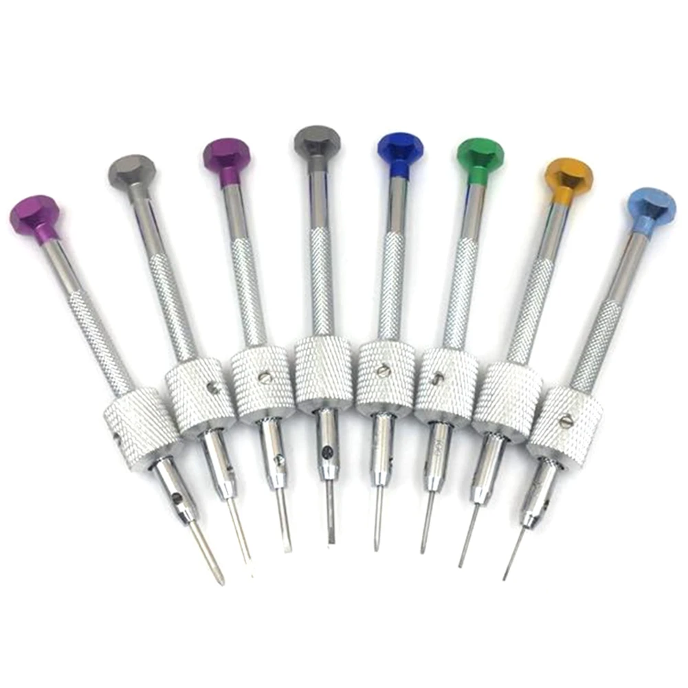 ABRW-16 Pcs Watch Screwdrivers With Metal Stand Tool For Watch Repair Watch Screwdriver Set