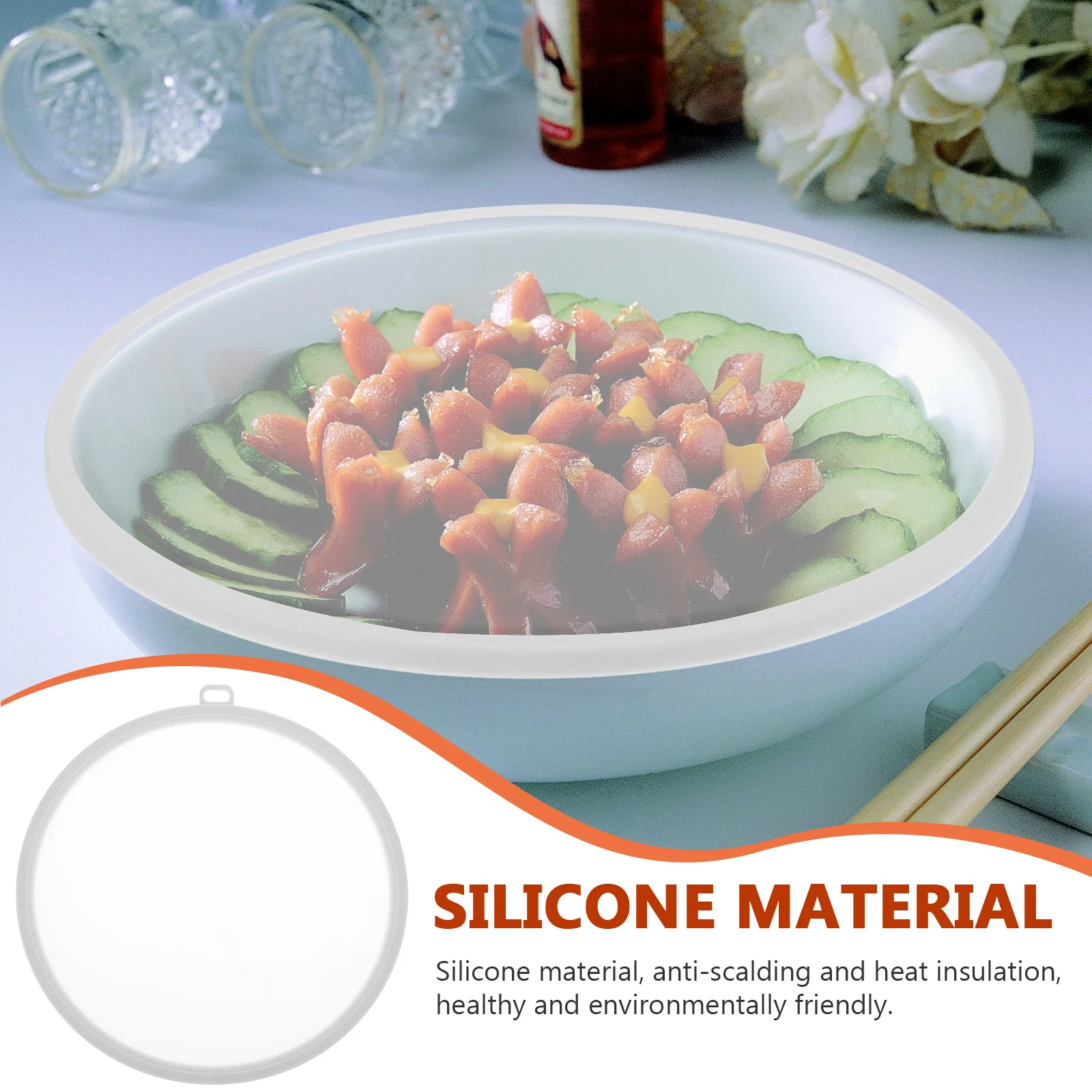 

Practical Silicone Food Sealing Lid Multi-Use Cover For Kitchen Supplies And