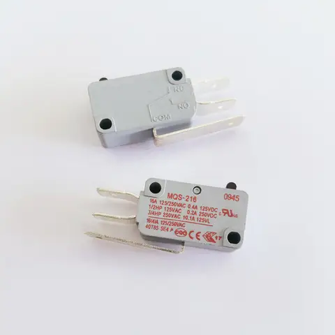 Original novo 100% MQS-216 interruptor de viagem micro interruptor jogging interruptor prata contato pé cobre