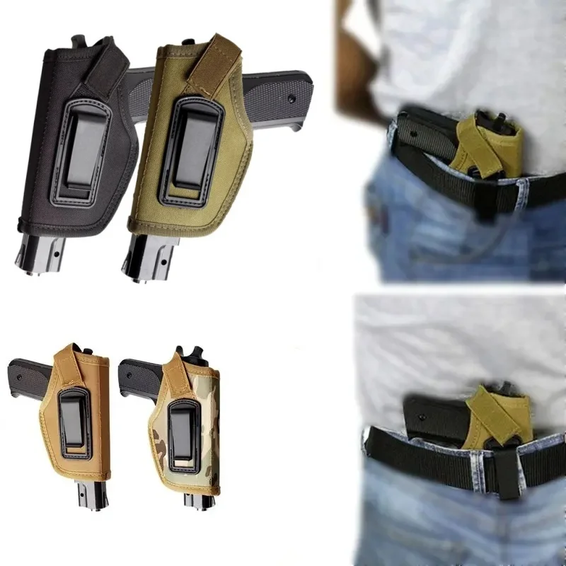 Outdoor Hunting Holster Nylon Concealed Gun Pouch for Glock Sig Sauer Beretta Kahr Bersa IWB Holster Hunting Equipment