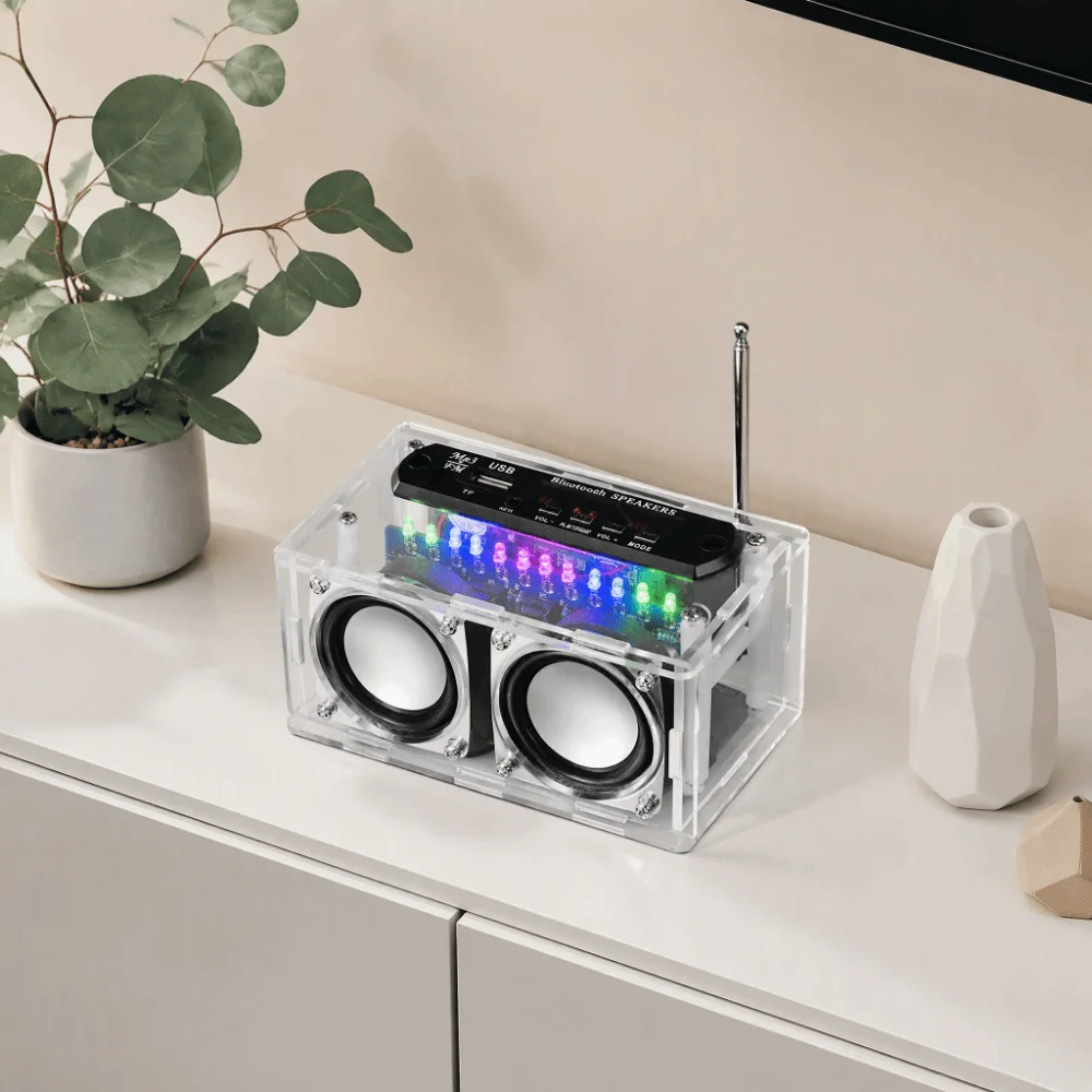 DIY-Lötset für Bluetooth-Lautsprecher, FM-Radio, Bluetooth-DIY-FM-Radio-Set, 87,5-108 MHz, DIY-Lautsprecher-Set, Elektronik-Set – Detail 3