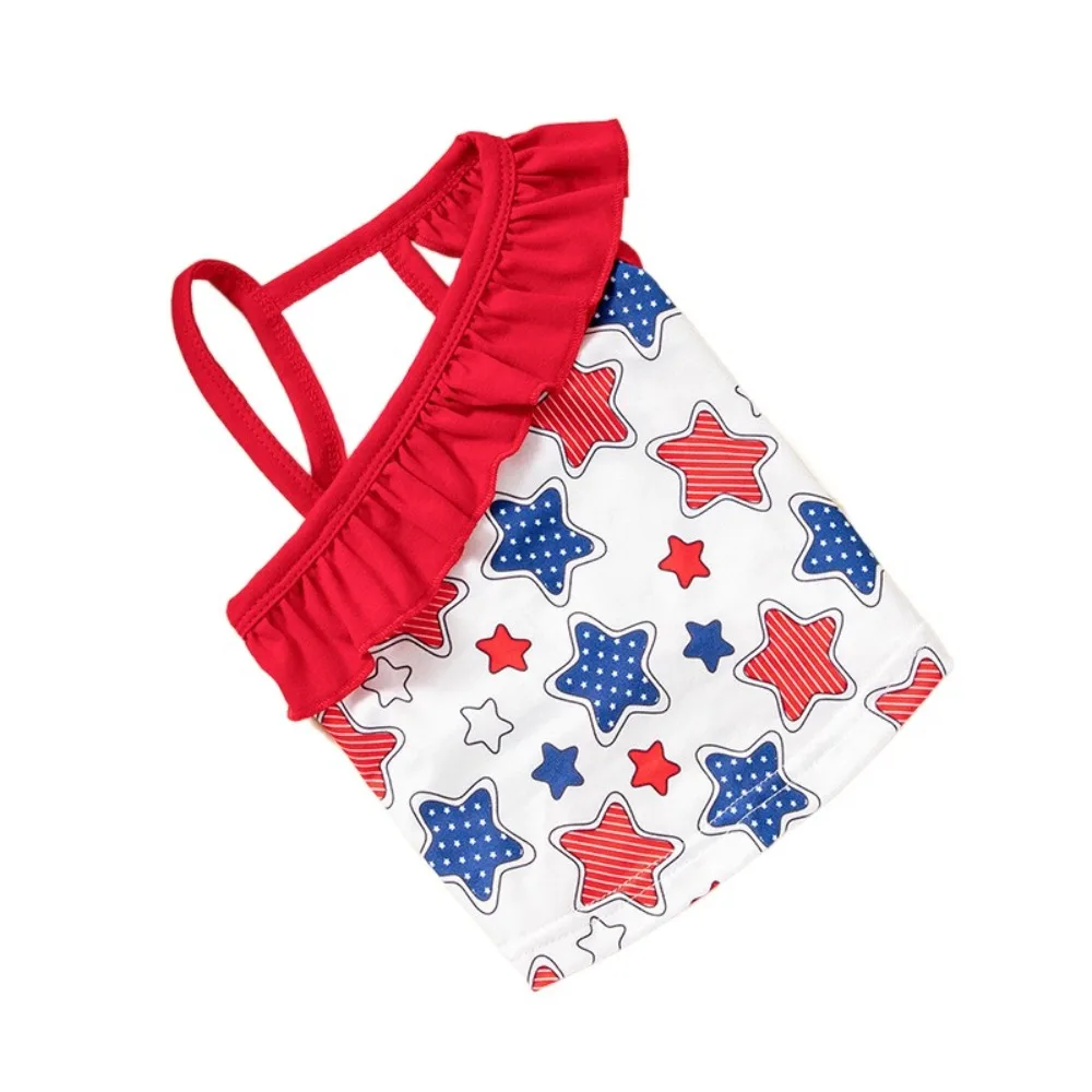 

Pet Supplies Cartoon Pattern Pet Summer Clothes Breathable Soft Pet Princess Dresses Thin Design Dog Vest Summer