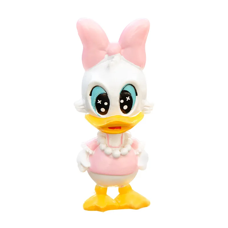 6 Pz/set Disney Anime Cartoon Topolino Minnie Paperino Daisy Duck Action Figure Giocattoli Da Collezione Modello Regali Per Bambini