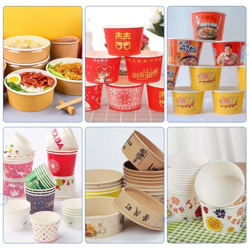 Automatic paper bowl cup making machine Lunch Box Cone Paper Cup Bowl Make Machine Big Recycled Paper Bowl Making Machine