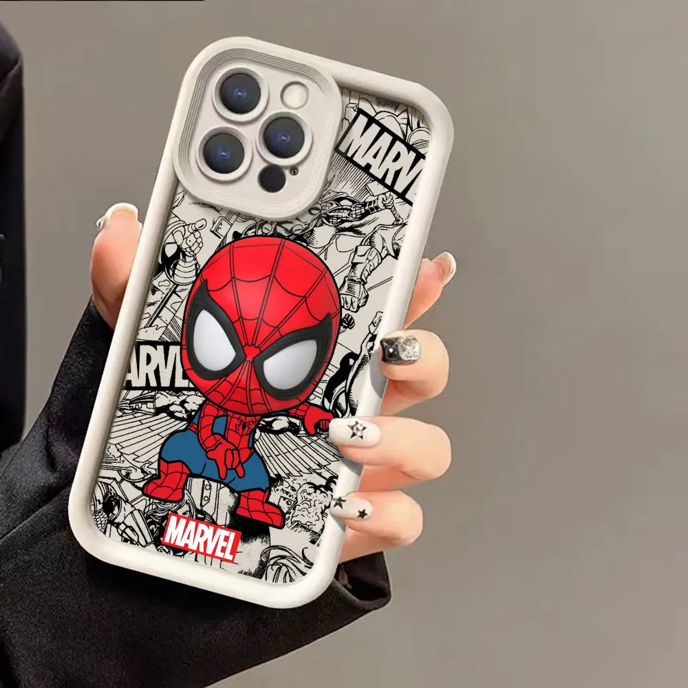 Cartoon Marvel Groot SpiderMan Case For Infinix Note Hot 40 30 Pro Vip 40I 30I 12G96 20 Play Tecno Camon Spark 10 20 Pro Cover