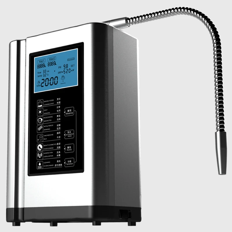 

220V Alkaline Water Ionizer Hydrogen Generator Machine Purifier Produces Alkaline Acid water Water Filter System For Home