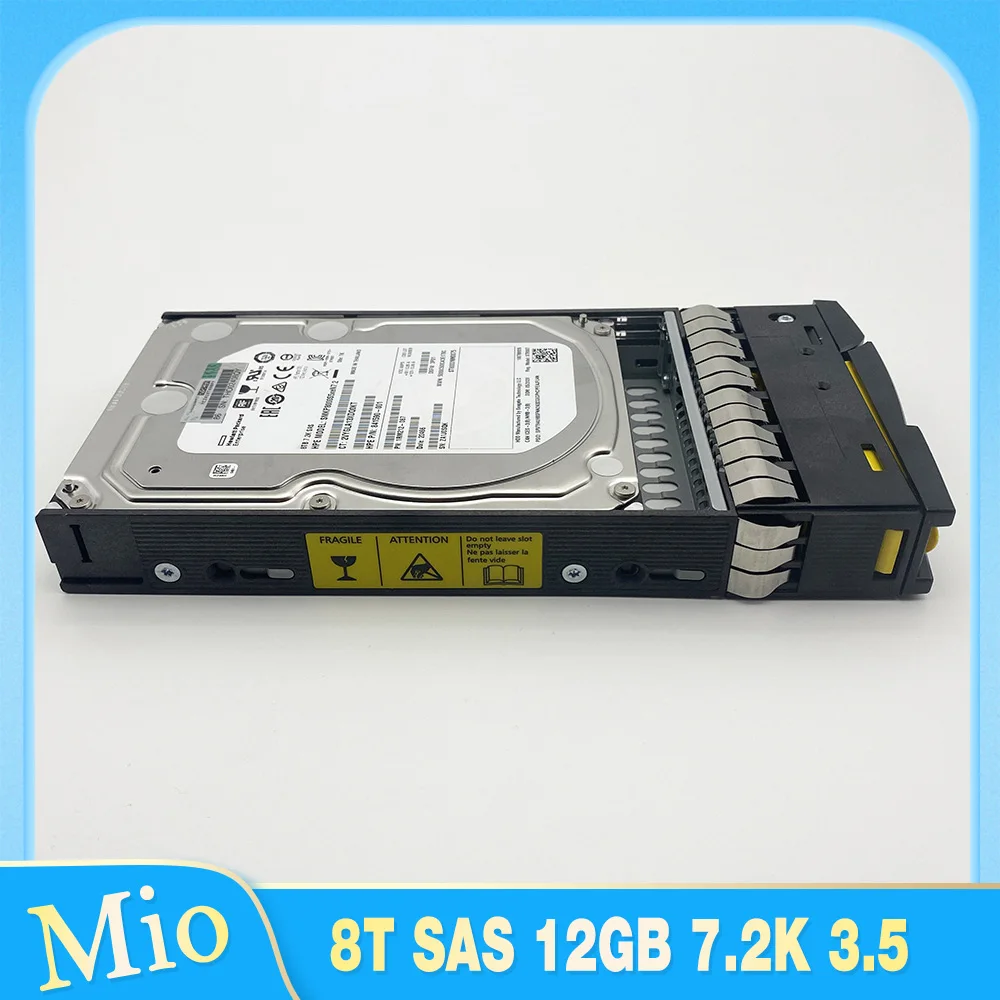 8TB For HP 3PAR8000 846590-001 841590-001 P9B44A 8T SAS 12GB 7.2K 3.5