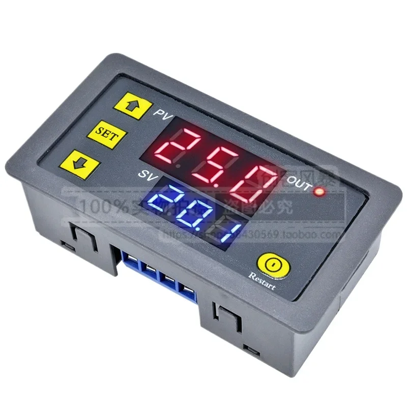 12V24V220V delay timer infinite cycle delay dual digital display time relay module, multi-function