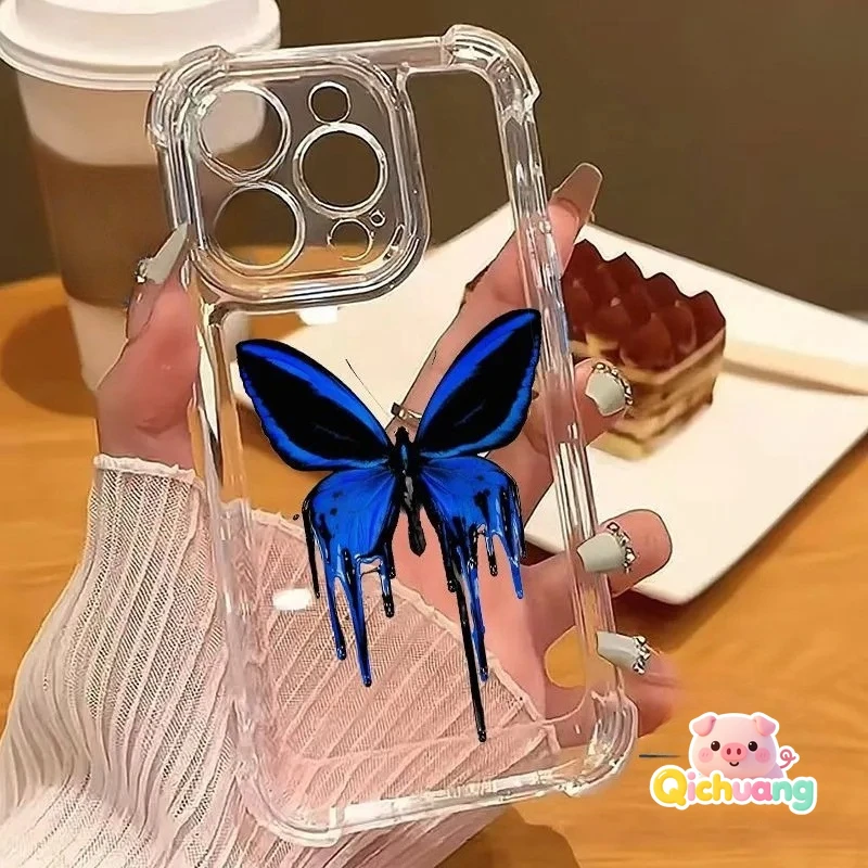 

Cool Butterfly Flame Phone Case For Samsung Galaxy A90 A82 A73 A72 A71 A70E A70S A60 A56 A55 A54 A52S A51 A50S A42 Soft Cover