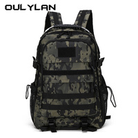 Oulylan Tactical Camouflage Light Camping Backpack Nylon Waterproof Versatile Training Packs Men Outdoor Leisure Sports Rucksack