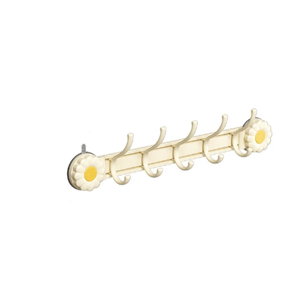 

Traceless Suction Cup Door Rear Hooks Wall Mounted Detachable Door Back Clothes Hook Waterproof Reusable Wall Hooks for Home