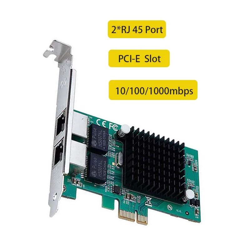 

Game PCI-E Card RJ-45 LAN Adapter gaming adaptive Intel 82575 Fast Ethernet PCI-e Gigabit Network Card Gigabit Server Adapter