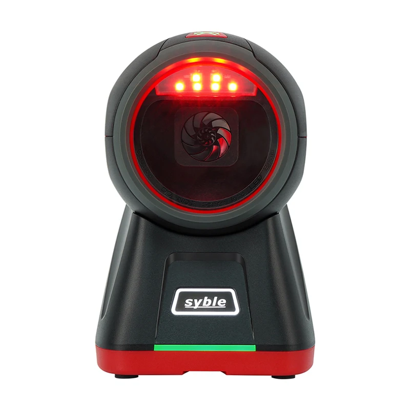 

Syble XB-8602 1D 2D Настольный сканер штрих-кода Сканер QR-кода для проверки супермаркета